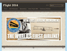 Tablet Screenshot of airlinecentennial.org
